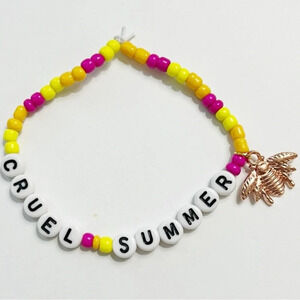 Taylor Swift Eras Tour Friendship Bracelet Cruel Summer Lover Bee Charm